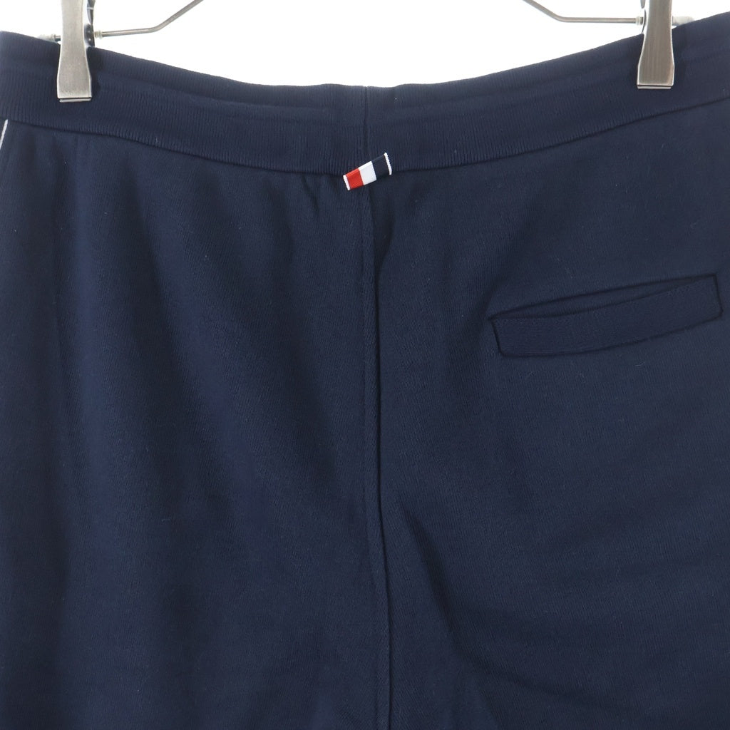 THOM BROWNE(トムブラウン) サイドラインデザイン クラシック ループバック ストライプ スウェット イージーパンツ ネイビー MJQ066A-03377-415