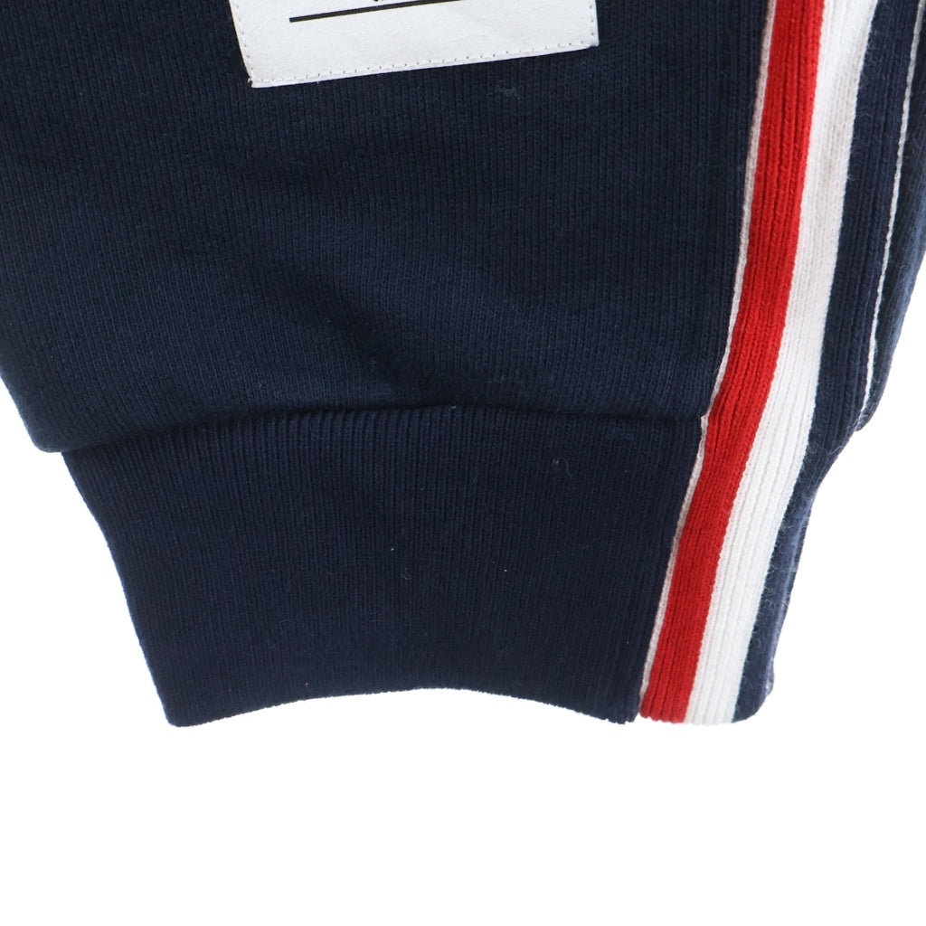 THOM BROWNE(トムブラウン) サイドラインデザイン クラシック ループバック ストライプ スウェット イージーパンツ ネイビー MJQ066A-03377-415