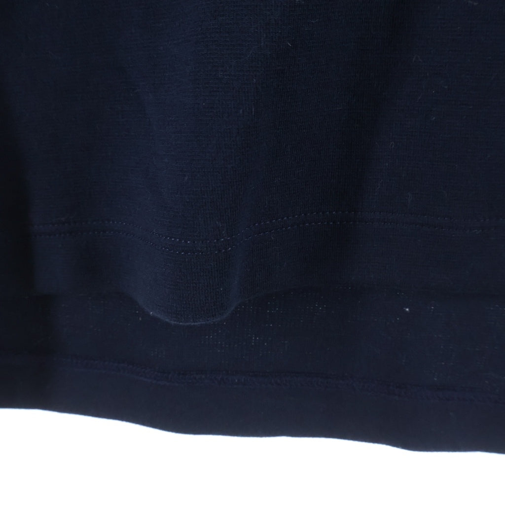 THOM BROWNE(トムブラウン) 袖4BARデザイン クルーネック 半袖スウェット Tシャツ カットソー ネイビー MJS246B-07323-415