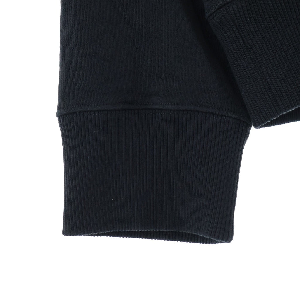MM6 Maison Margiela(エムエムシックスメゾンマルジェラ) フロントカレンダーパッチデザイン クルーネック ロングスリーブ スウェット トレーナー レディース ブラック S52GU0247 M25025
