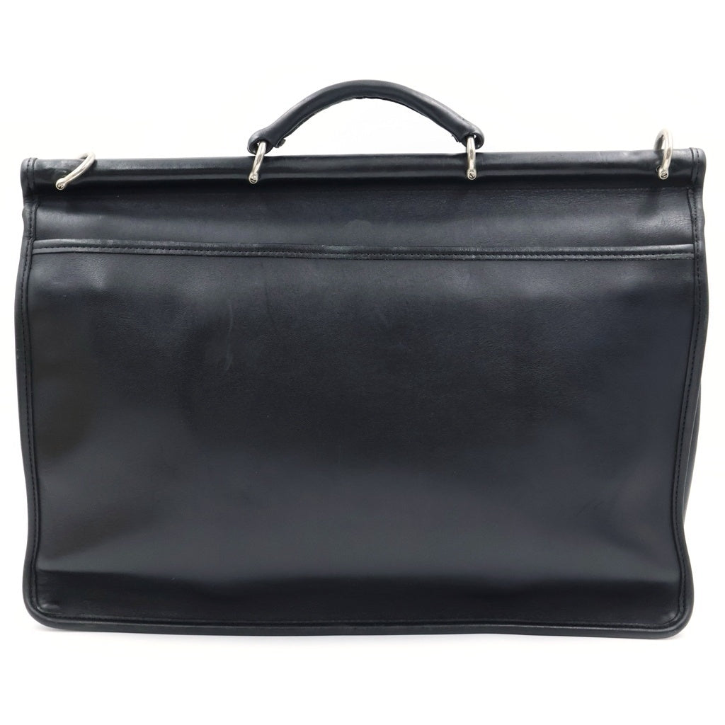COACH(コーチ) オールド ビークマン ブリーフケース レザー ハンドバッグ ブラック
