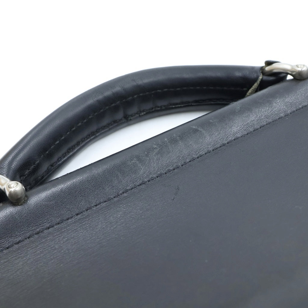 COACH(コーチ) オールド ビークマン ブリーフケース レザー ハンドバッグ ブラック
