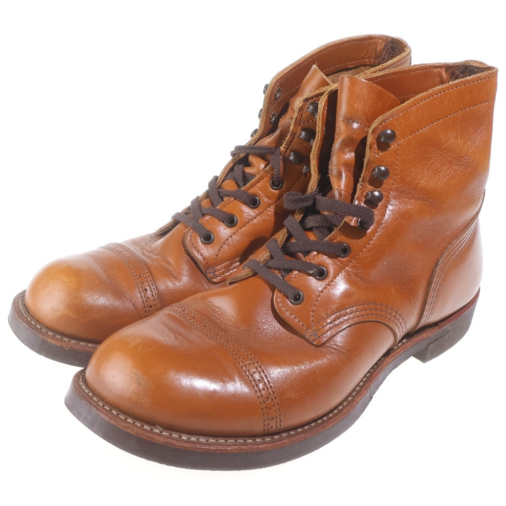 RED WING(レッド ウイング) IRON RANGE アイアンレンジ レースアップ レザーブーツ ブラウン 8011