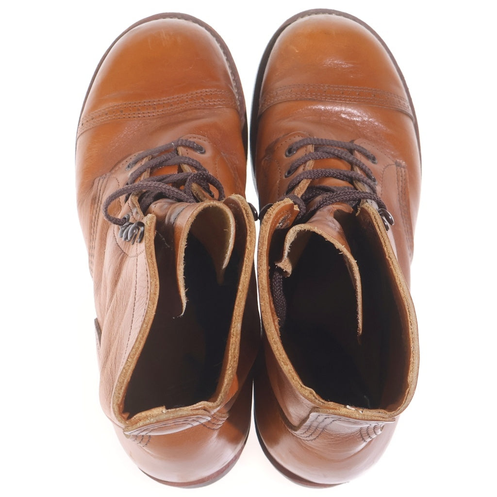 RED WING(レッド ウイング) IRON RANGE アイアンレンジ レースアップ レザーブーツ ブラウン 8011