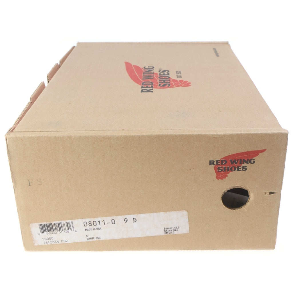 RED WING(レッド ウイング) IRON RANGE アイアンレンジ レースアップ レザーブーツ ブラウン 8011