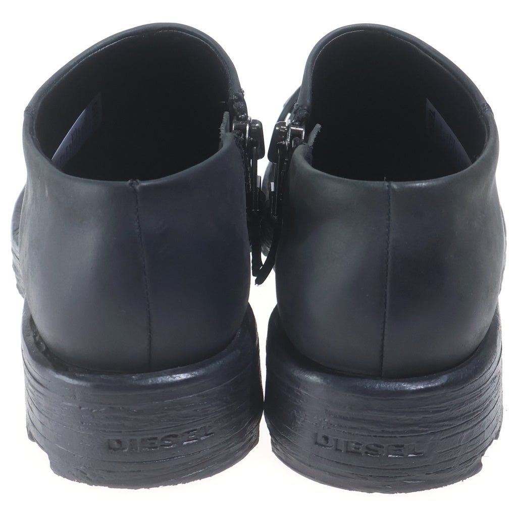 DIESEL(ディーゼル) 23AW D-HAMMER MS ディーハンマー レザー ショートブーツ ブラック Y03324