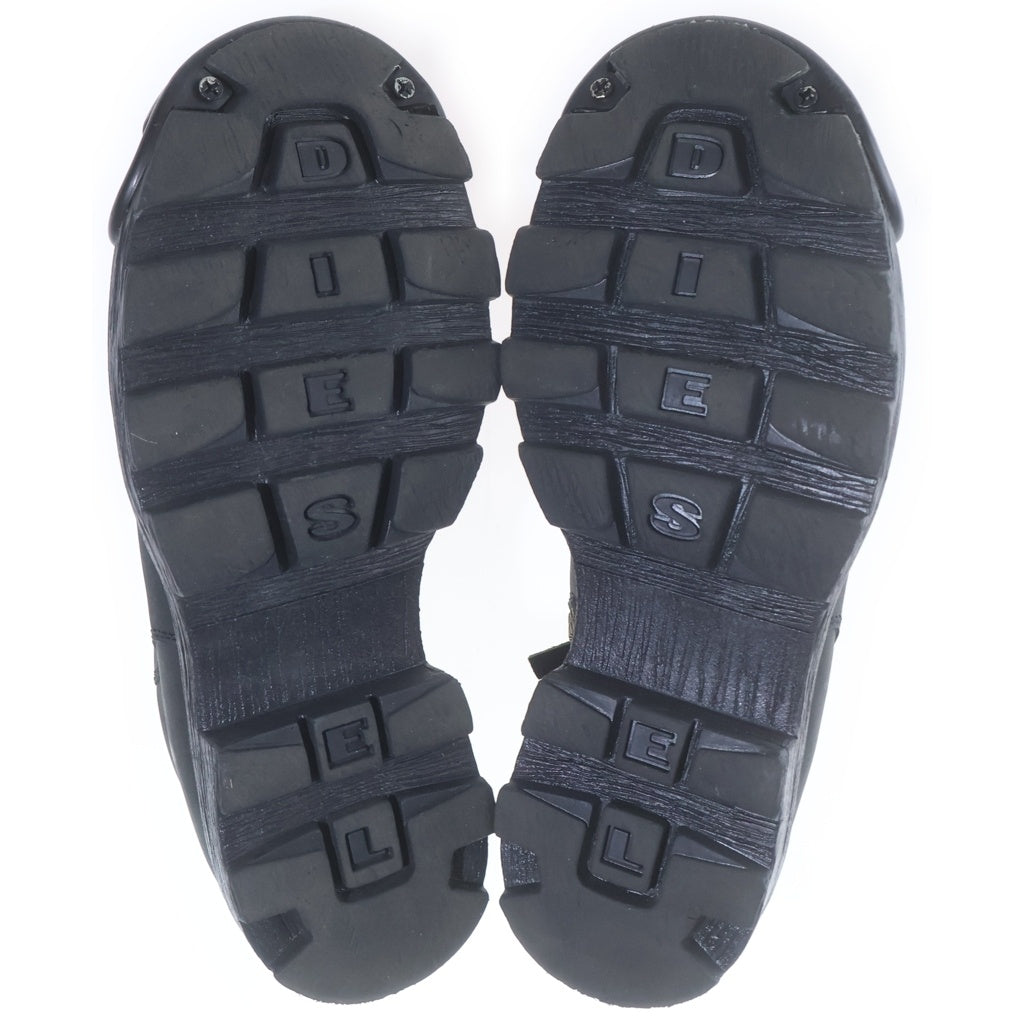 DIESEL(ディーゼル) 23AW D-HAMMER MS ディーハンマー レザー ショートブーツ ブラック Y03324