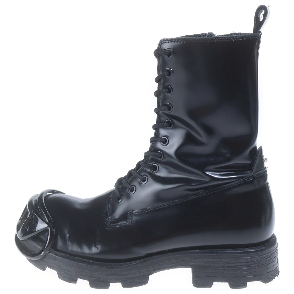DIESEL(ディーゼル) 23AW D-HAMMER MS ディーハマー レザー レースアップブーツ ブラック Y03228