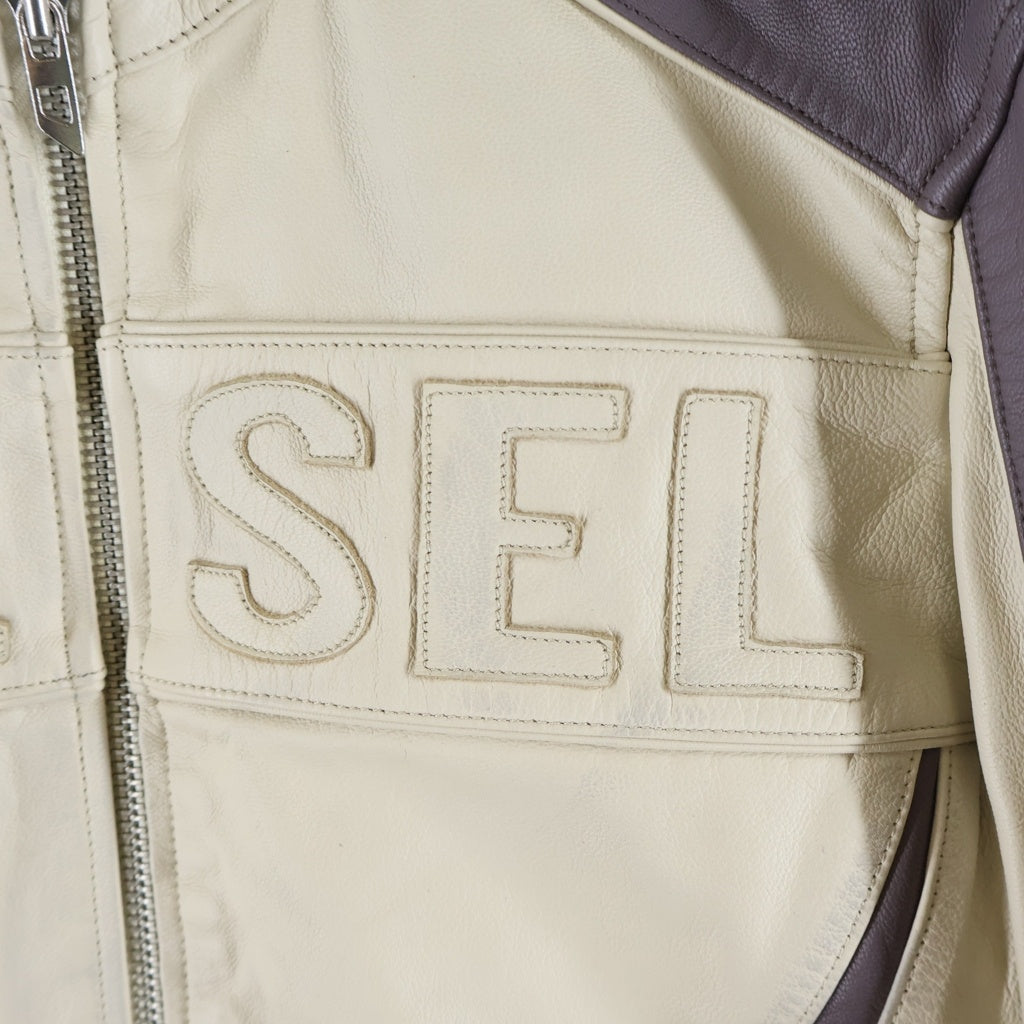 DIESEL(ディーゼル) 26SS L-ADAM シングル ラムレザー レーシング ジャケット A21125