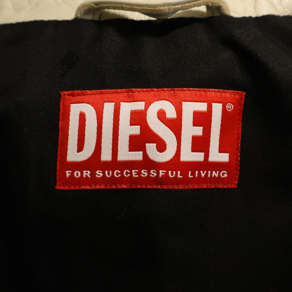 DIESEL(ディーゼル) 26SS L-ADAM シングル ラムレザー レーシング ジャケット A21125