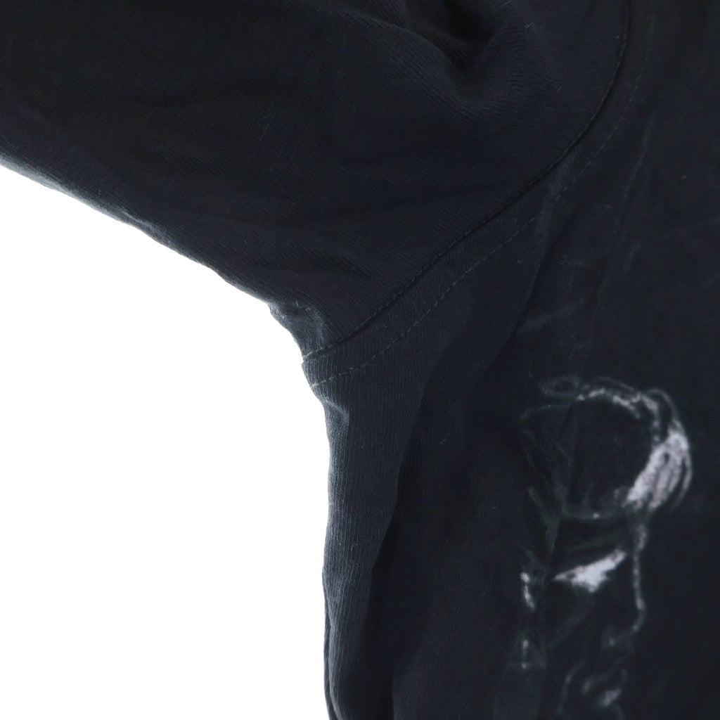 DIESEL(ディーゼル) ×Tom of Finland PR-T-CRANE-LS トム オブ フィンランド パッチワーク ロングスリーブ 長袖Tシャツカットソー ブラック P01112