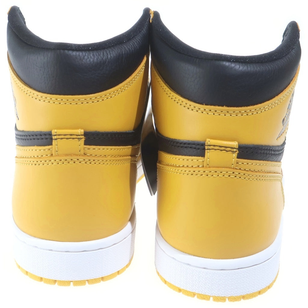 NIKE(ナイキ) AIR JORDAN 1 HIGH OG POLLEN 555088-701 エアジョーダン1 パラン ハイカットスニーカー ブラック/イエロー US9/27cm