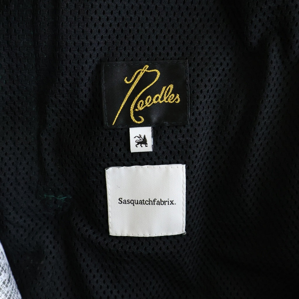 Needles(ニードルス) 22AW ×Sasquatchfabrix Classic Lace Track Pants サスクワァッチファブリックス クラッシックレース トラックパンツ サイドライン グリーン 22AW-PA9-070