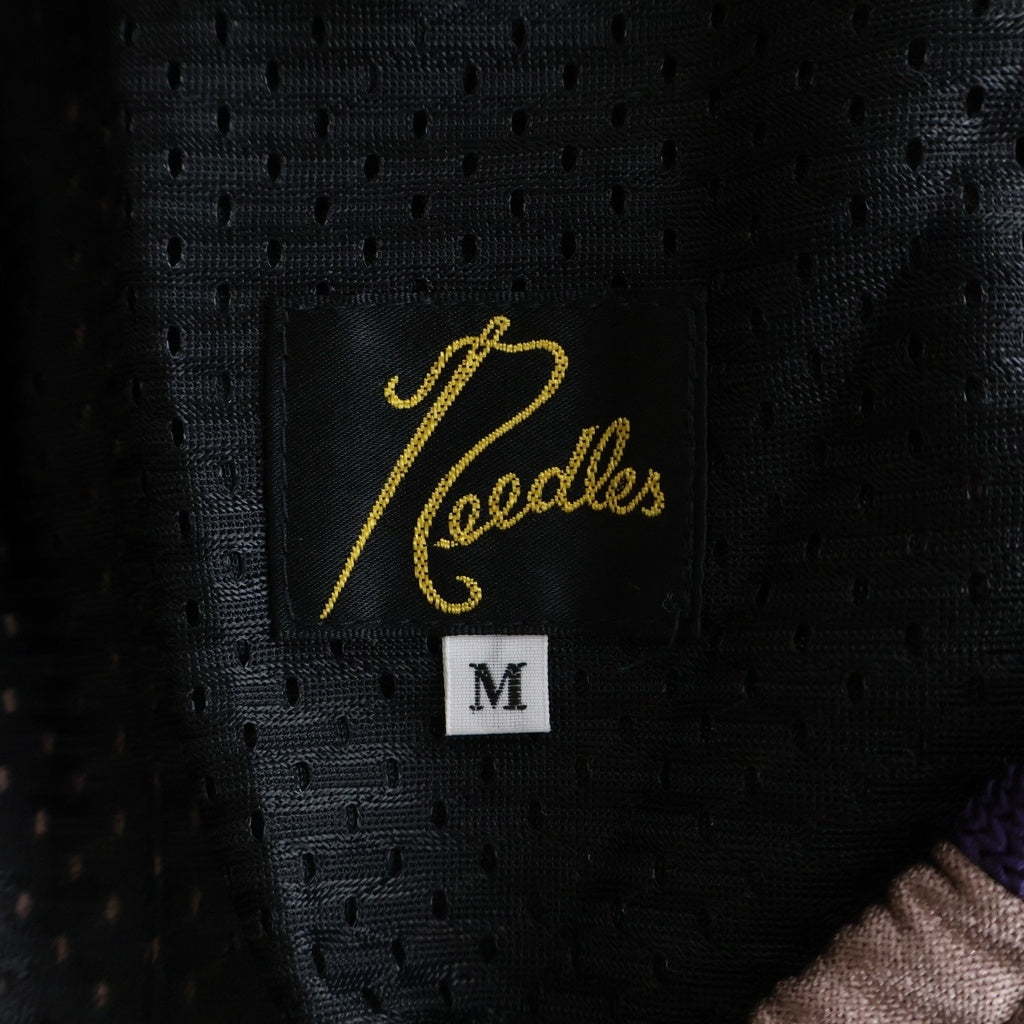 Needles(ニードルス) 22AW Track Pant Poly Smooth トラックパンツ ポリスムース サイドライン ベージュ LQ229