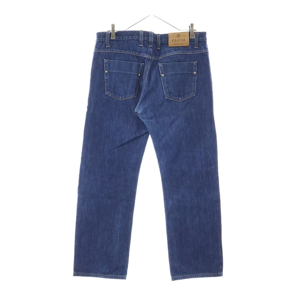 GUCCI(グッチ) 09s Button Fly Straight Denim Pants ボタンフライ ストレートデニム スキニー インディゴ 216757 XZ245