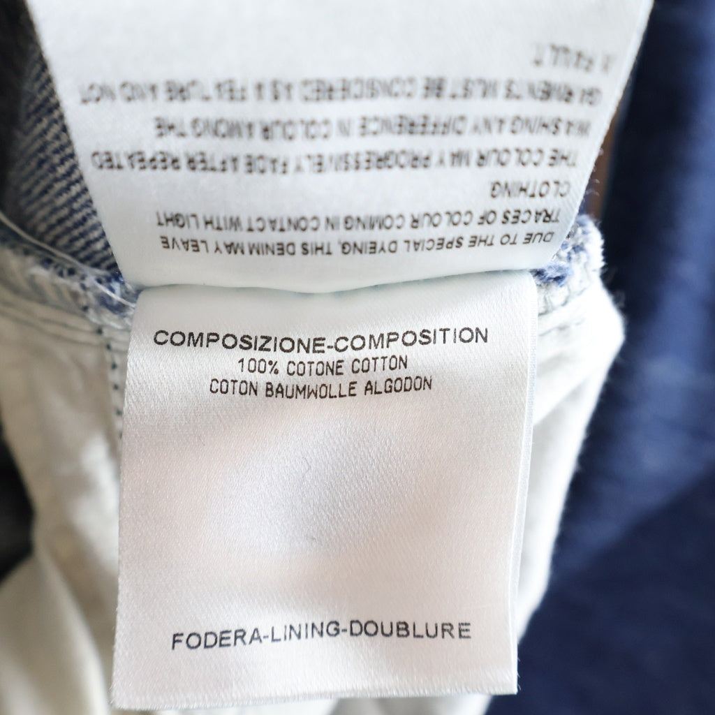 GUCCI(グッチ) 09s Button Fly Straight Denim Pants ボタンフライ ストレートデニム スキニー インディゴ 216757 XZ245