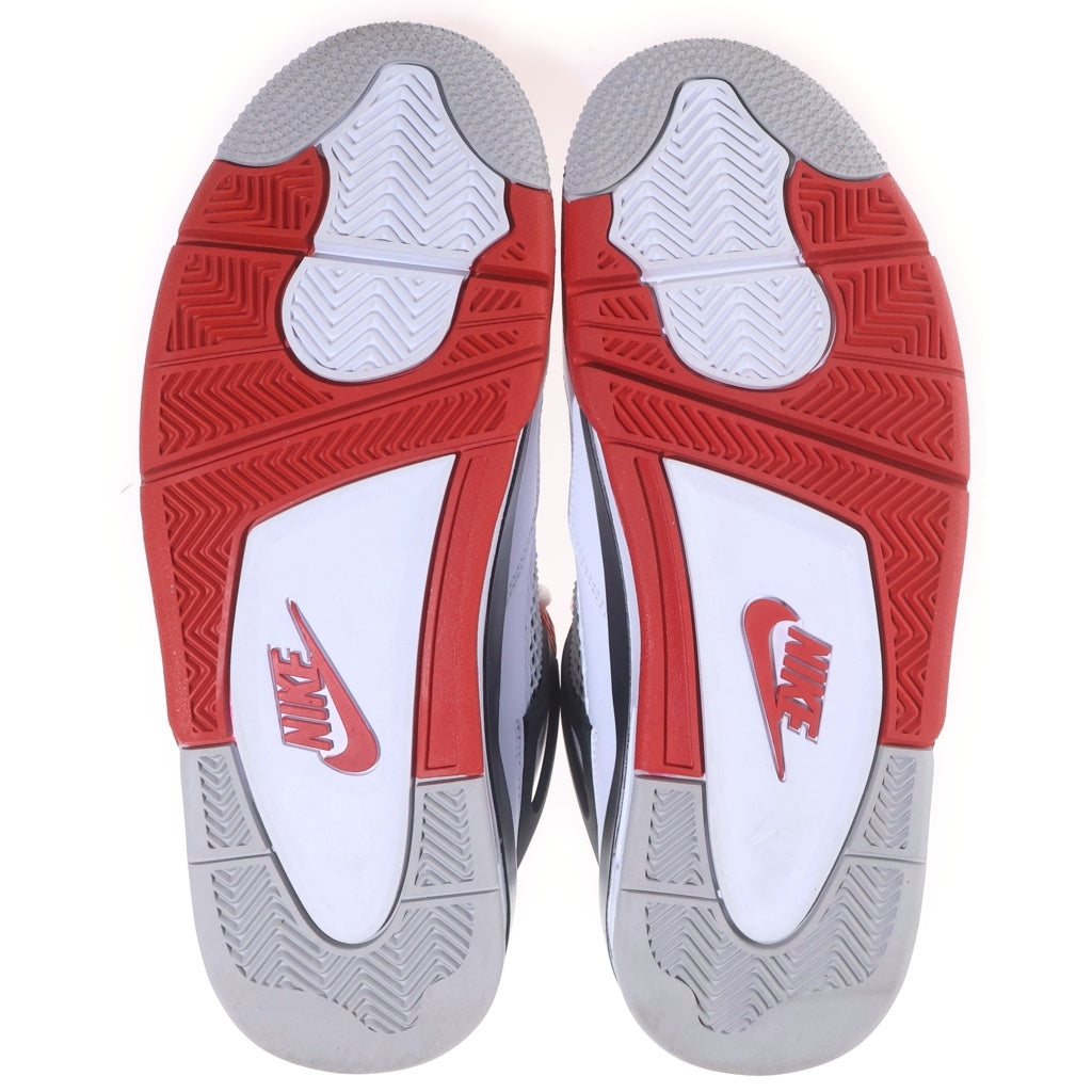 NIKE(ナイキ) AIR JORDAN 4 RETRO OG FIRE RED 2020 DC7770-160 エアジョーダン4 レトロ ハイカットスニーカー ホワイト/レッド US7.5/25.5cm