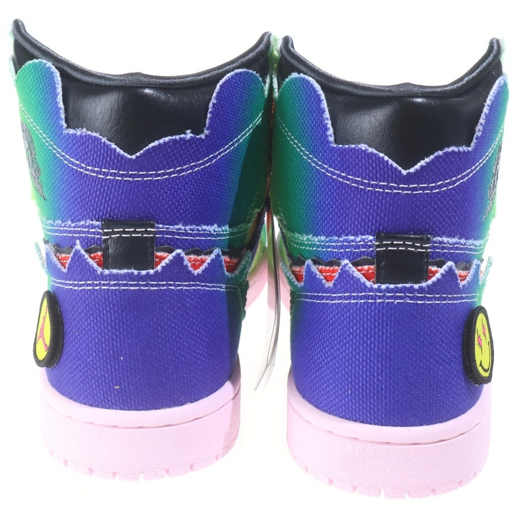 NIKE(ナイキ) ×J Balvin AIR JORDAN 1 HIGH OG RAINBOW DC3481-900 ジェイバルヴィン エアジョーダン1 レインボー ハイカットスニーカー マルチ US7.5/25.5cm