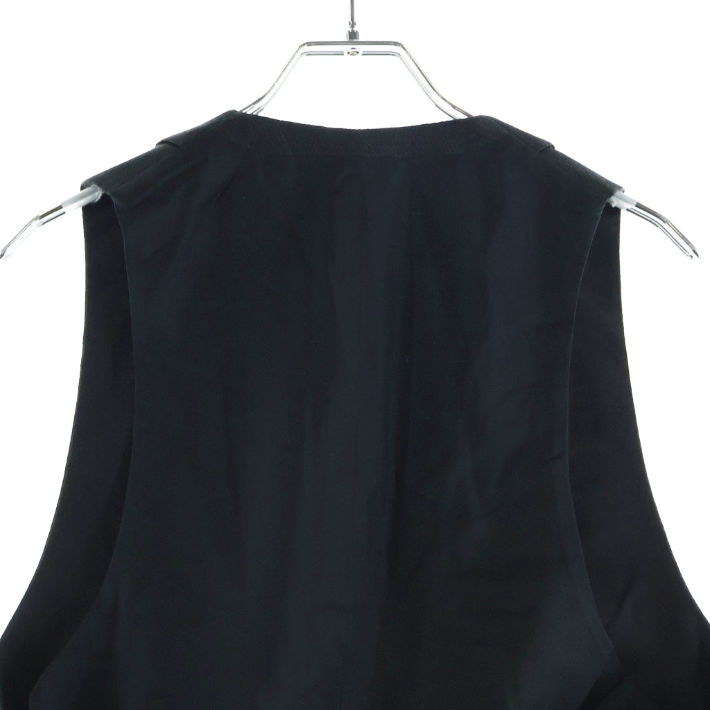 RALPH LAUREN PURPLE LABEL(ラルフローレン パープルレーベル) 3B ピークドラペル ダブル 3ピース テーラードジャケット ベスト スラックスパンツ ブラック
