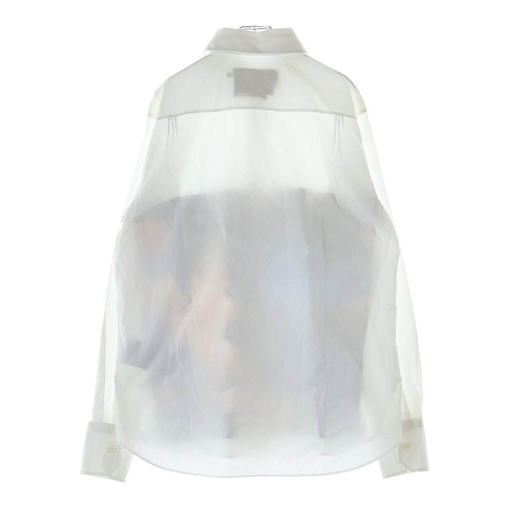 PRADA(プラダ) 16AW 16SS IMPOSSIBLE TRUE LOVE SHIRT インポッシブル トゥルーラブ グラフィックプリント 長袖シャツ ホワイト UCN083