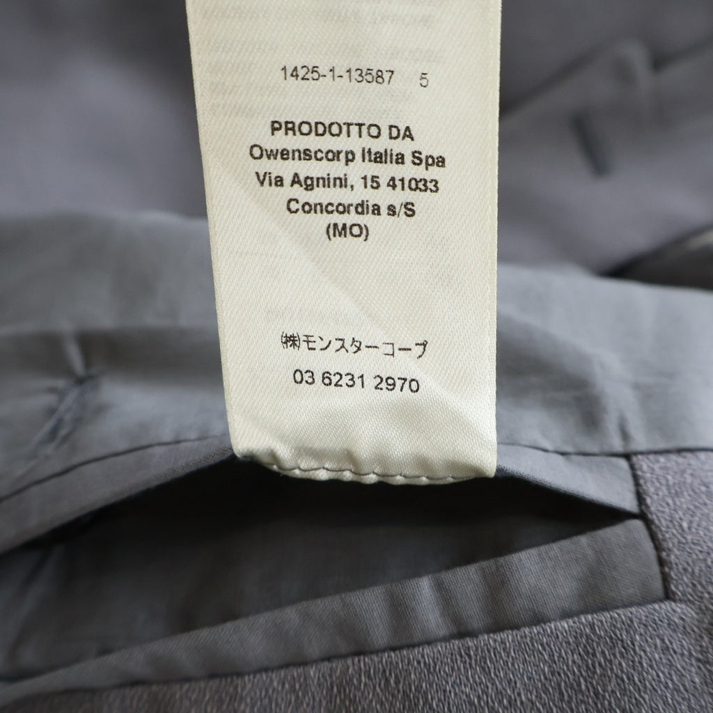 Rick Owens(リックオウエンス) 19AW ピークドラペル 1B ブレザー テーラードジャケット グレー RU19F4724-WE