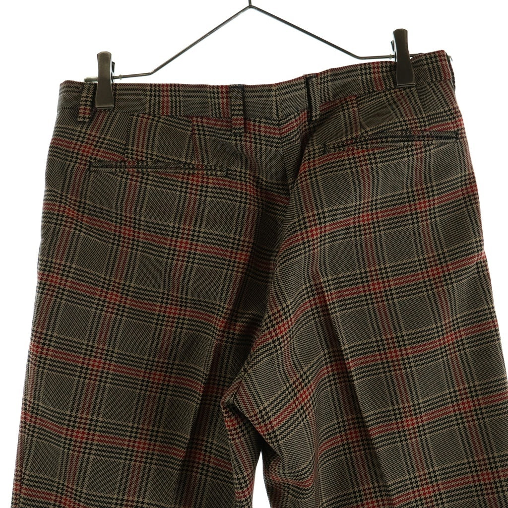 DRIES VAN NOTEN(ドリスヴァンノッテン) チェック オーバーサイズ 2B テーラードジャケット スラックスパンツ セットアップ マルチ 73-06-84-06001