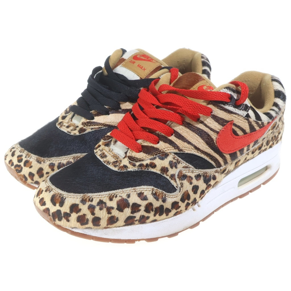 NIKE(ナイキ) ×ATMOS AIR MAX 1 DLX ANIMAL PACK/SAFARI アトモス エアマックス1 ローカットスニーカー マルチ US9/27cm