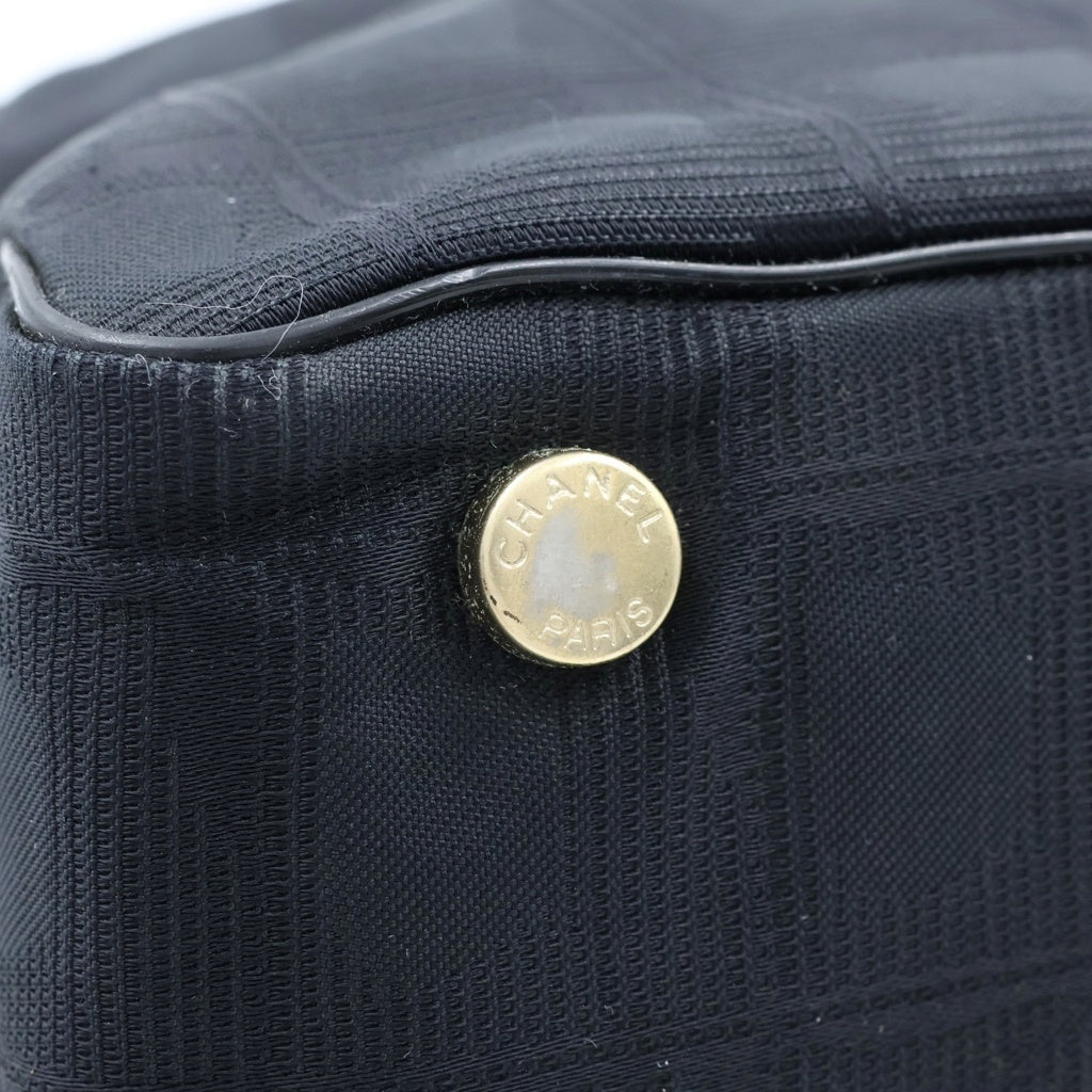CHANEL(シャネル) ニュートラベル ココマークデザイン レザーハンドル トートバッグ ブラック 10番台 レディース