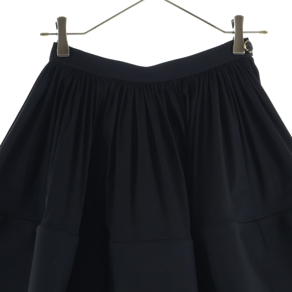 LOUIS VUITTON(ルイヴィトン) 24SS ラビッシュレースAラインスカート ブラック RW252WW BFP FTSK34 レディース