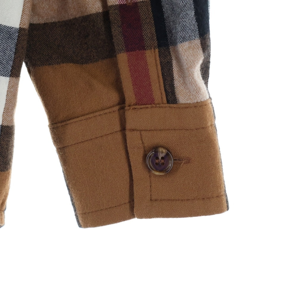 BURBERRY(バーバリー) ウールノヴァチェック 長袖シャツ ブラウン レディース 8046715