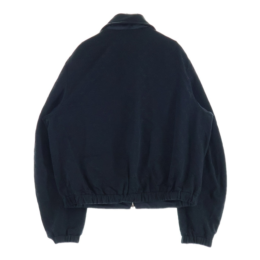 LOUIS VUITTON(ルイヴィトン) 25AW 裏地モノグラム総柄 ジップアップ リバーシブル ブルゾン ジャケット ブラック RM252ME SAI HTB30W