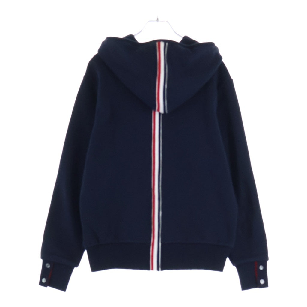 THOM BROWNE(トムブラウン) クラシック ジップアップ スウェットパーカー ネイビー レディース MJT153A-03377-415