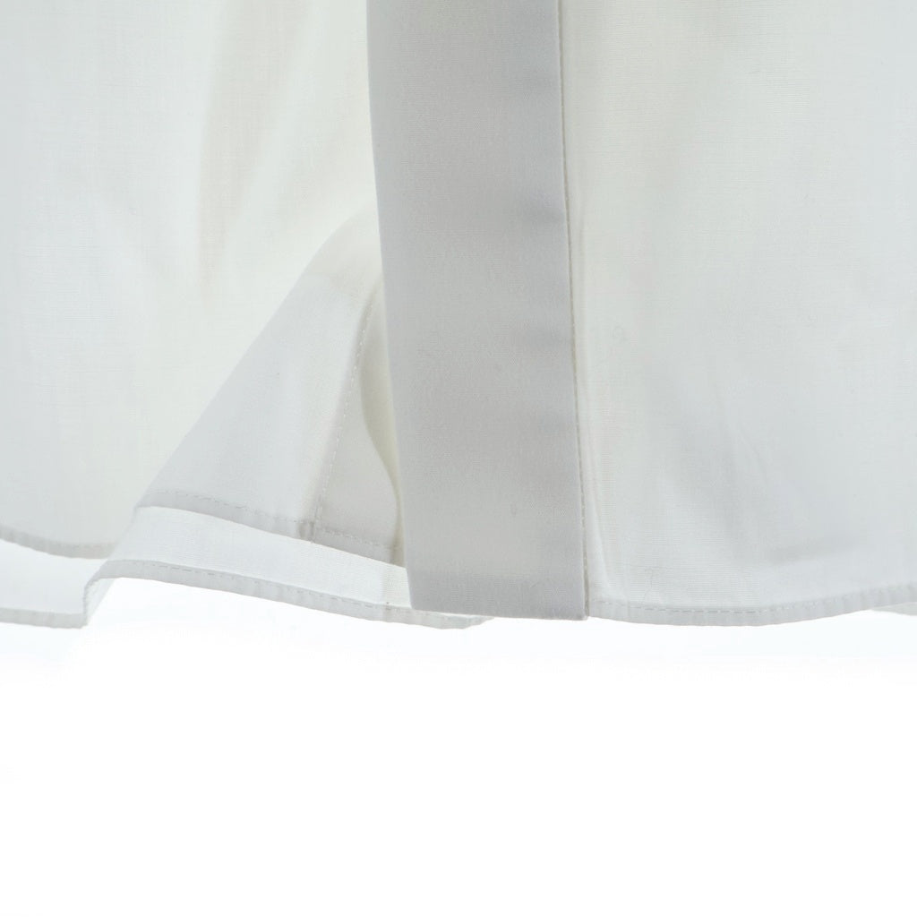 Sacai(サカイ) 25AW Poplin×Cotton Knit Dress ポプリン コットン ノースリーブ ドレス シャツ ホワイト 25-08169 レディース
