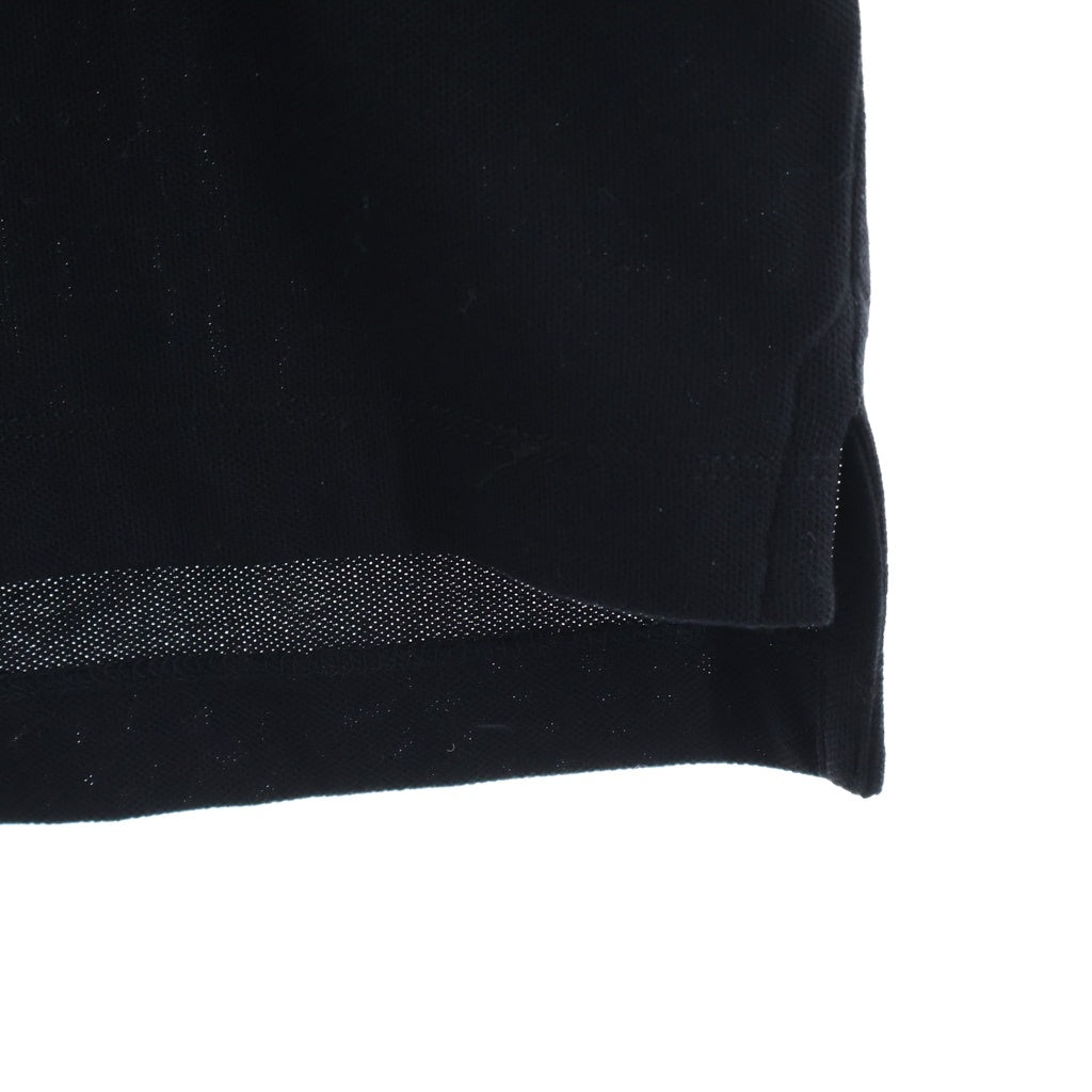 MONCLER(モンクレール) 25SS ワッペンロゴ コットン 半袖ポロシャツ ブラック レディース K10938A00001