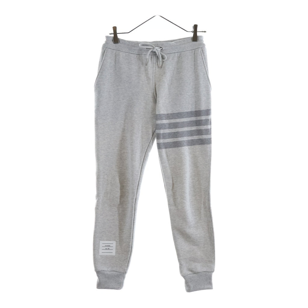 THOM BROWNE(トムブラウン) 4BAR COTTON JOGGER PANTS コットン スウェット ジョガーパンツ グレー FJQ001A-06910065