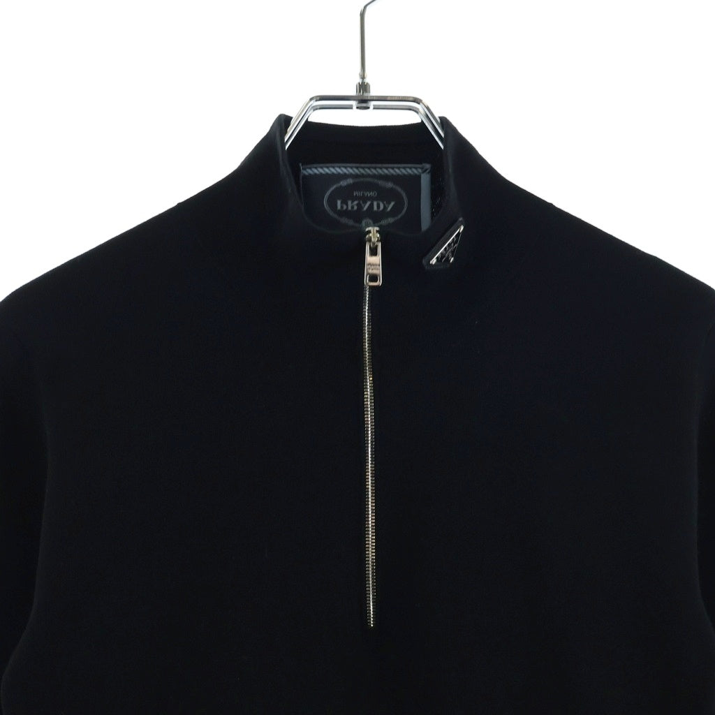 PRADA(プラダ) RE-NYLON リナイロン トライアングルロゴプレート ワンピース ドレス ブラック レディース P3H50 S222