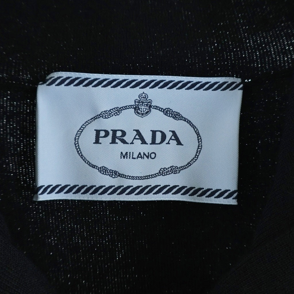 PRADA(プラダ) RE-NYLON リナイロン トライアングルロゴプレート ワンピース ドレス ブラック レディース P3H50 S222