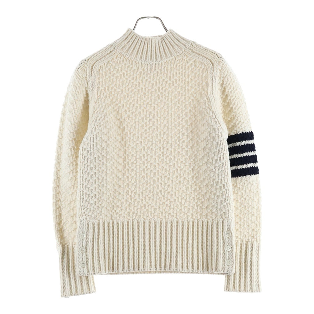 THOM BROWNE(トムブラウン) 4Bar Cable Knit Sweater 4バー ケーブルニット セーター アイボリー FKA399A-Y1036-100 レディース