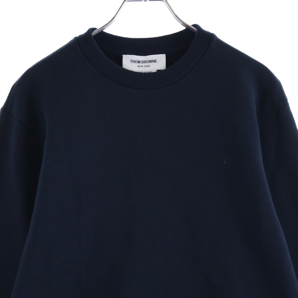THOM BROWNE(トムブラウン) クラシックバックストライプ ループバック クルーネック スウェットトレーナー ネイビー FJT070A-03377-415 レディース