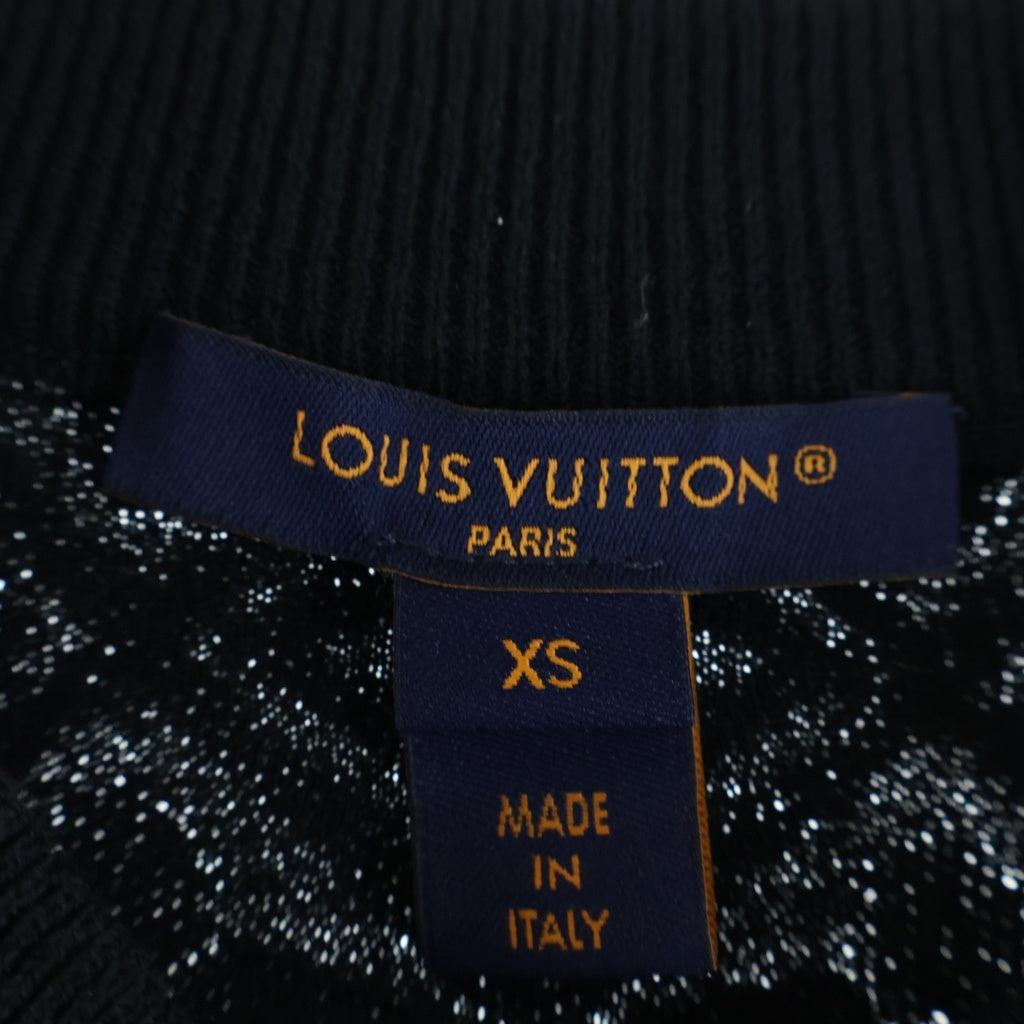 LOUIS VUITTON(ルイヴィトン) 25AW モノグラム総柄デザイン パデッドウール ブレンド ボンバー ジャケット ブラック RW252WW VQN FTKC22 レディース