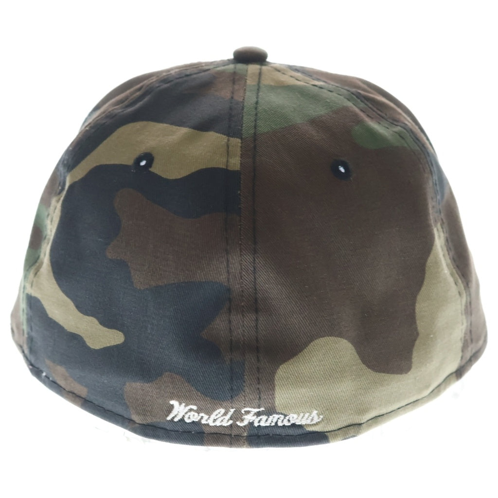 SUPREME(シュプリーム) 25SS ×NEW ERA Bones Box Logo Cap Camo ニューエラ スケルトン ボックスロゴ カモフラ ベースボールキャップ 帽子 カーキ