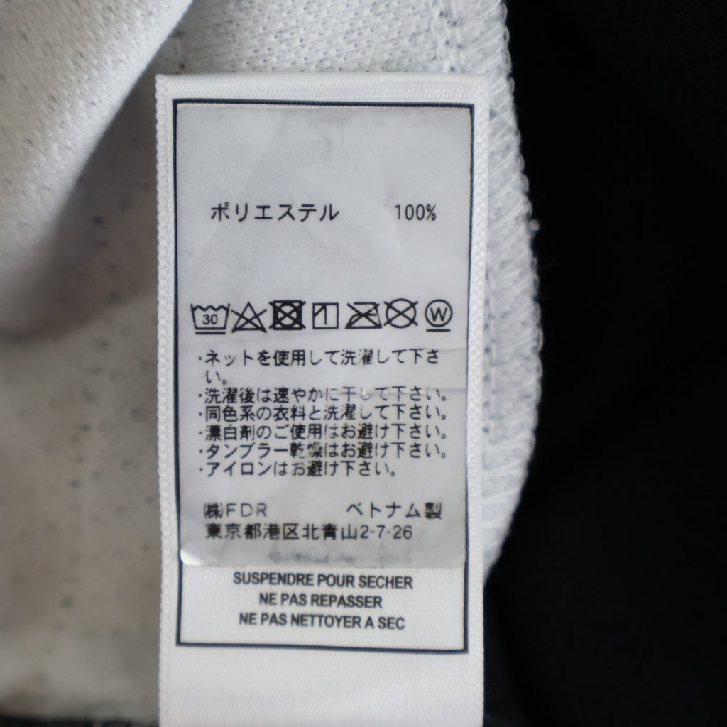 Mitchell&Ness(ミッチェル アンド ネス) ×BREATH HOCKEY JERSEY ブレス ナンバリング ロゴ ホッケー ジャージー Vネック 長袖Tシャツ カットソー ブラック