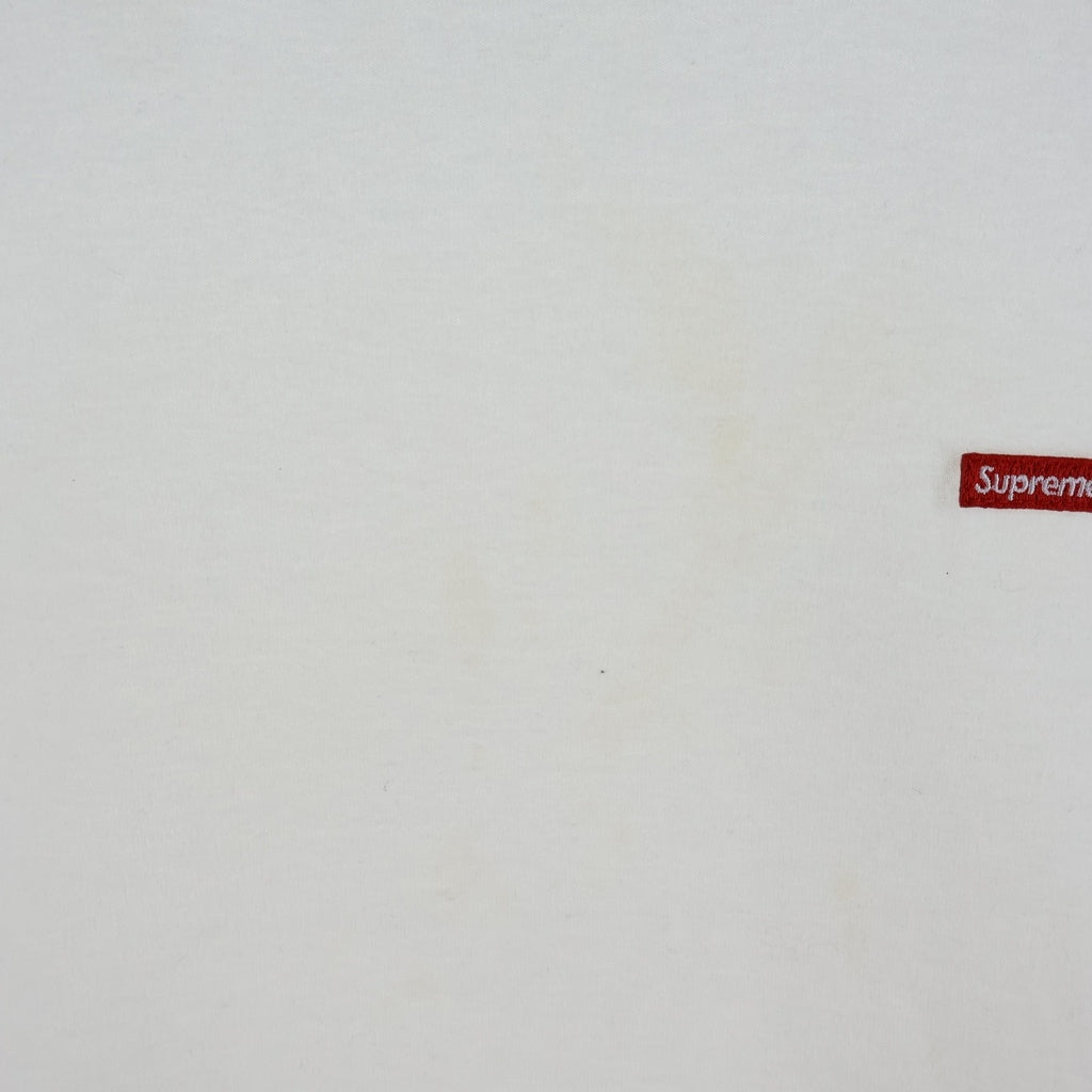 SUPREME(シュプリーム) Small Box Logo L/S Tee スモールボックスロゴ クルーネック 長袖Tシャツ カットソー ホワイト