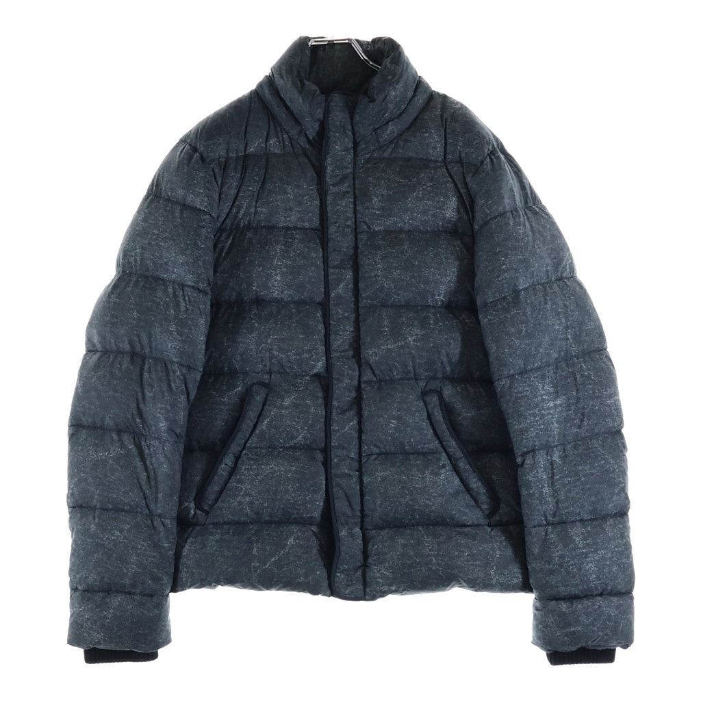 ARMANI COLLEZIONI(アルマーニ コレツィオーニ) ナイロン ジップアップ 中綿 パファージャケット ブラック