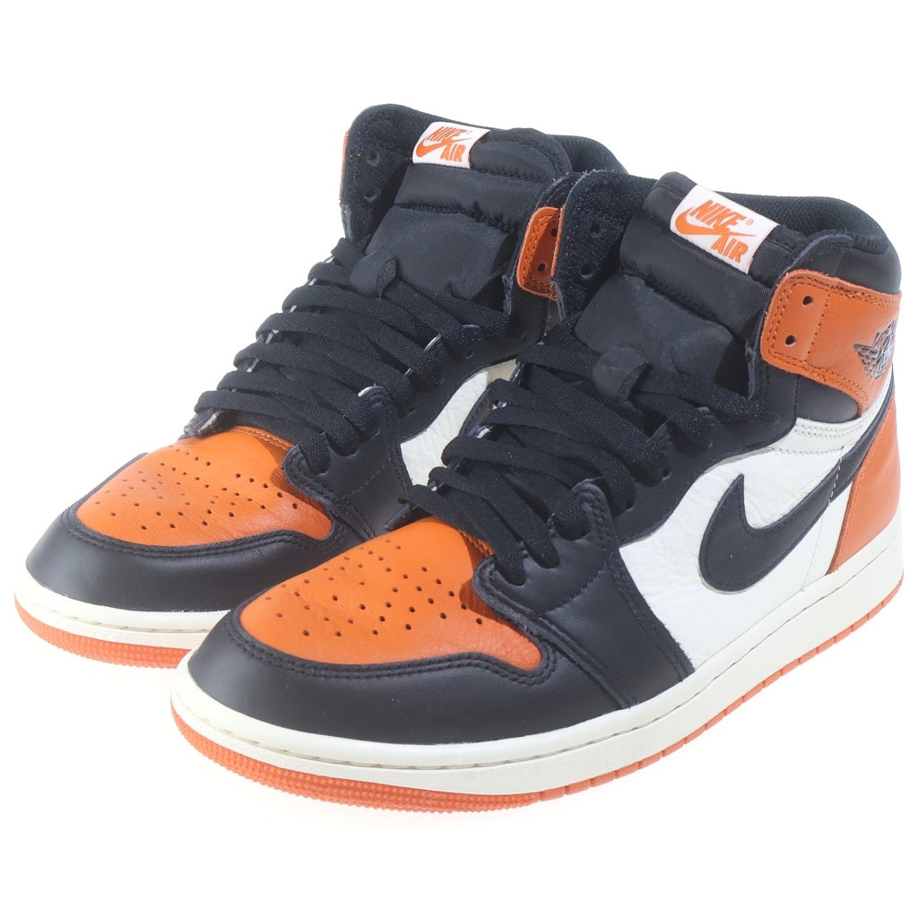 NIKE(ナイキ) AIR JORDAN RETRO HIGH Shattered Backboard 2025 エア ジョーダン 1 レトロ シャッタード バックボード ハイカットスニーカー オレンジ US9/27cm DZ5485-008