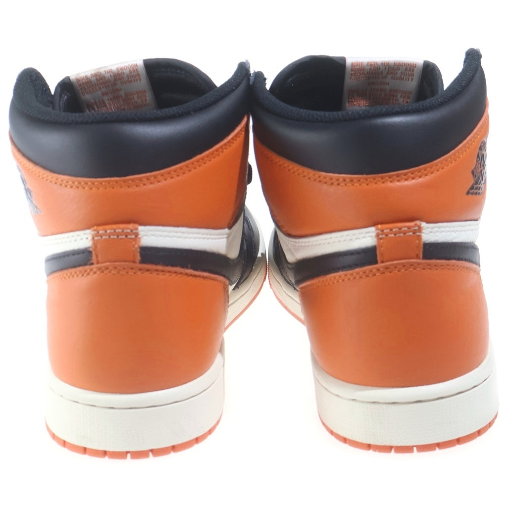 NIKE(ナイキ) AIR JORDAN RETRO HIGH Shattered Backboard 2025 エア ジョーダン 1 レトロ シャッタード バックボード ハイカットスニーカー オレンジ US9/27cm DZ5485-008