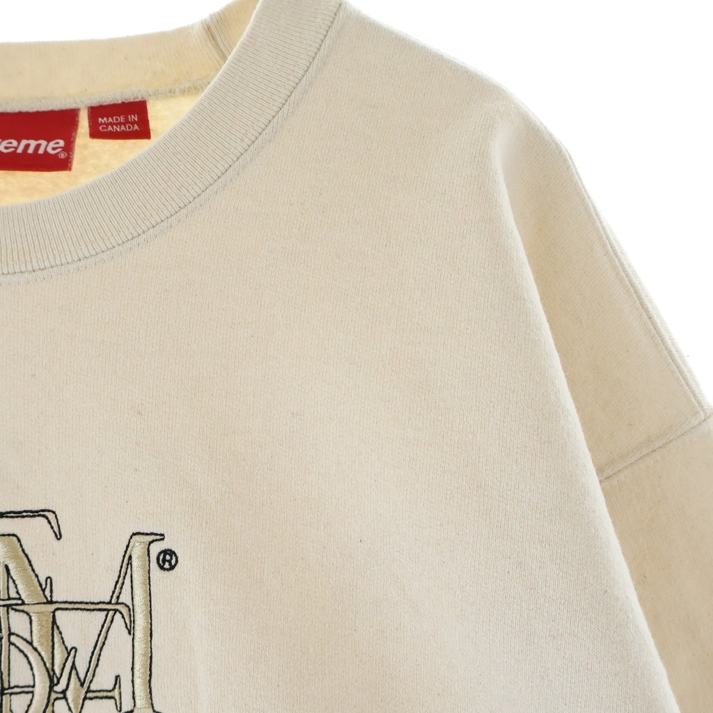 SUPREME(シュプリーム) 22SS Overlap Crewneck オーバーラップクルーネックスウェットトレーナー ホワイト