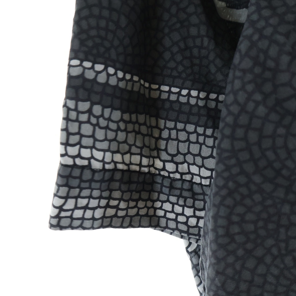 SUPREME(シュプリーム) 20SS Mosaic Silk S/S Shirt モザイク シルク 半袖シャツ ブラック