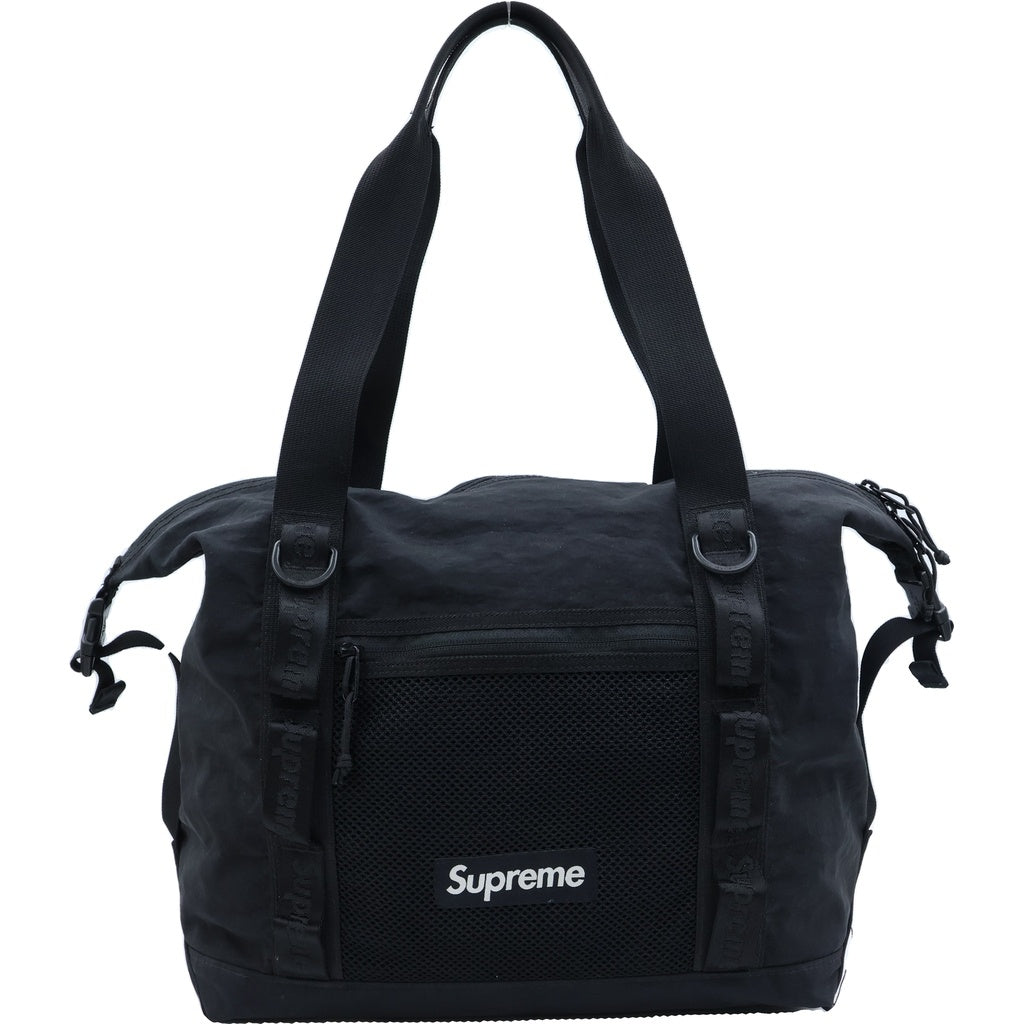 SUPREME(シュプリーム) 20AW Zip Tote Bag ボックスロゴデザイン ジップ トートバッグ ブラック