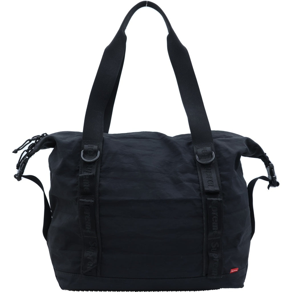 SUPREME(シュプリーム) 20AW Zip Tote Bag ボックスロゴデザイン ジップ トートバッグ ブラック